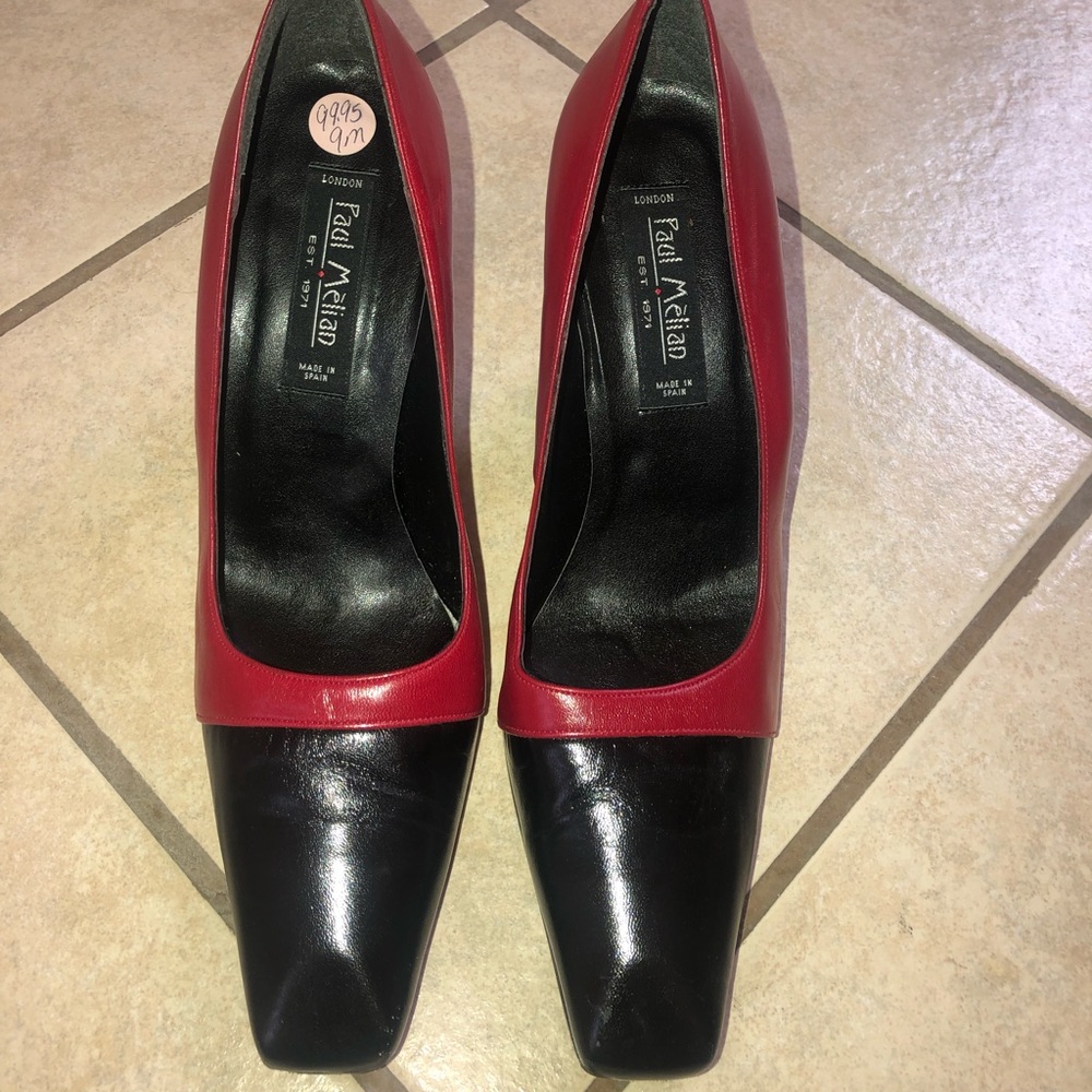 Paul Melian Black  and red cover shoe